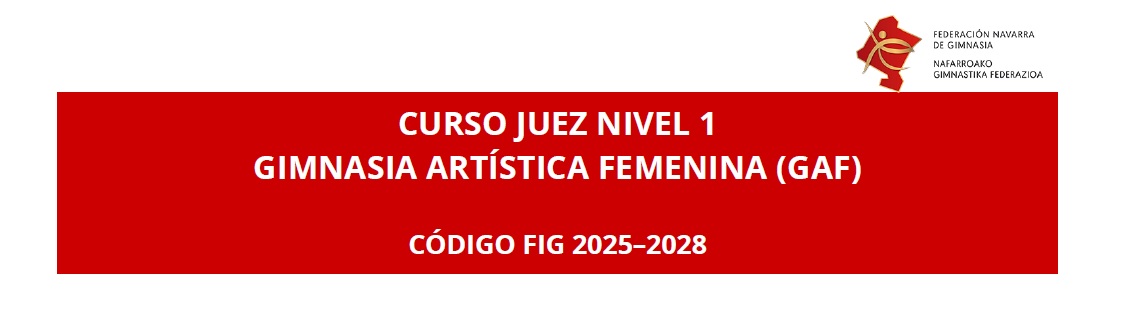 Curso Juez Nivel 1 GAF - C&oacute;digo FIG 2025-2028